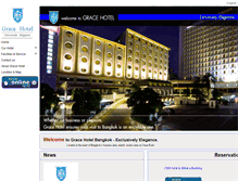 Tablet Screenshot of gracehotelbangkok.com